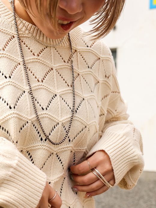 VOO V JQ KNIT / Natural