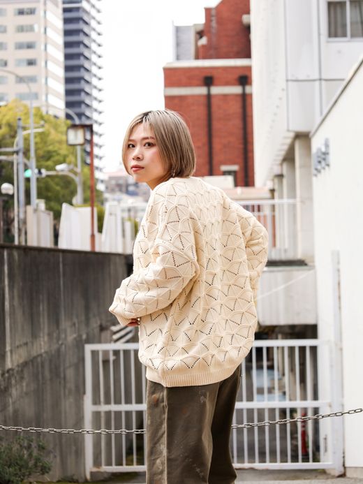 VOO V JQ KNIT / Natural