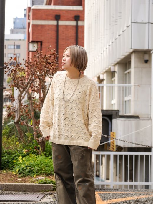 VOO V JQ KNIT / Natural