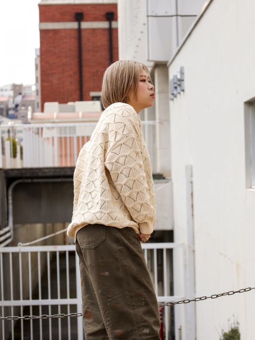 VOO V JQ KNIT / Natural