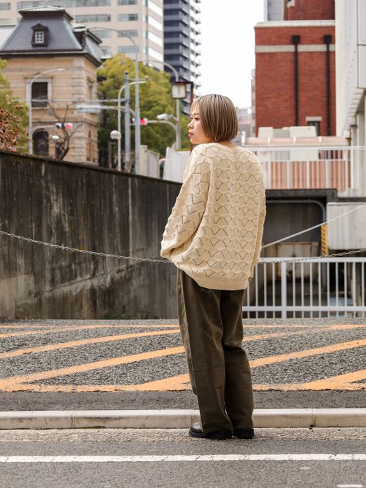 VOO V JQ KNIT / Natural