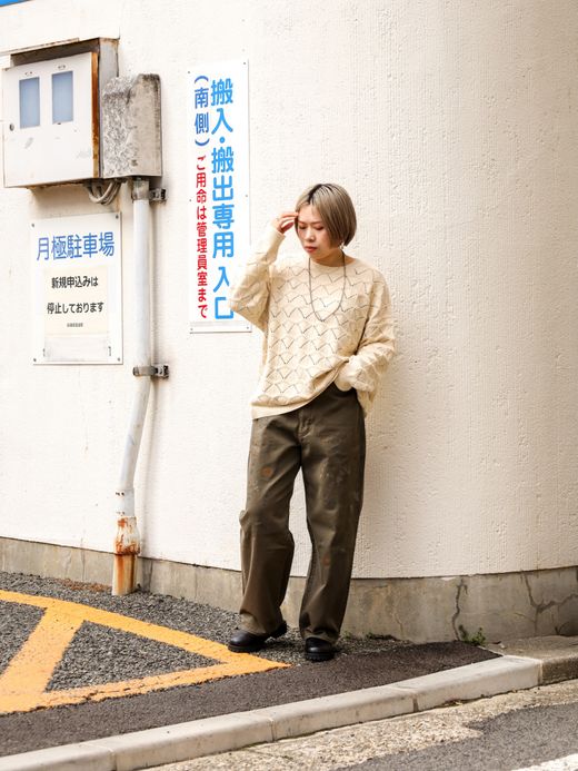 VOO V JQ KNIT / Natural