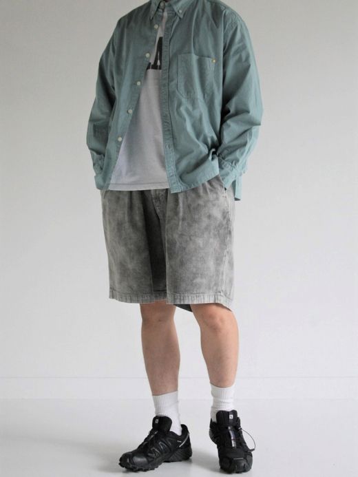 ANACHRONORM STANDARD WIDE B.D SHIRTS / Lt.blue