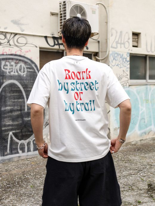 ROARK REVIVAL "B.S.B.T" FINE TECH DRY TEE / White