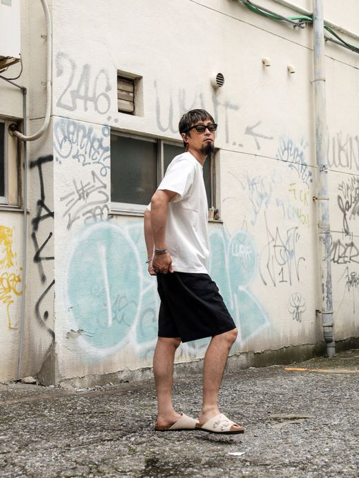 ROARK REVIVAL "B.S.B.T" FINE TECH DRY TEE / White