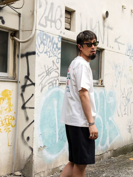 ROARK REVIVAL "B.S.B.T" FINE TECH DRY TEE / White