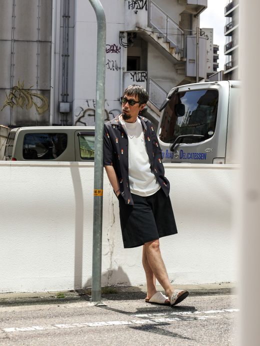 ROARK REVIVAL "B.S.B.T" FINE TECH DRY TEE / White