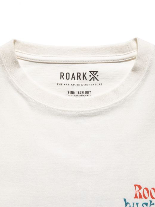 ROARK REVIVAL "B.S.B.T" FINE TECH DRY TEE / White
