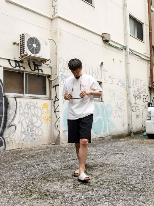 ROARK REVIVAL "B.S.B.T" FINE TECH DRY TEE / White