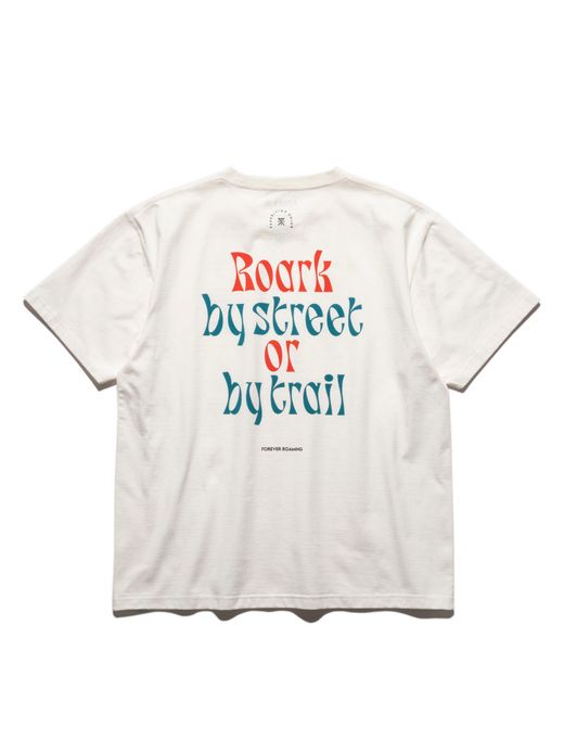 ROARK REVIVAL "B.S.B.T" FINE TECH DRY TEE / White