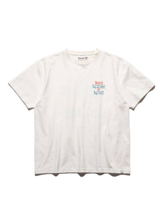 ROARK REVIVAL "B.S.B.T" FINE TECH DRY TEE / White