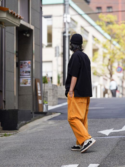 AMBERGLEAM PANEL BASIC T-SHIRT / 5colors