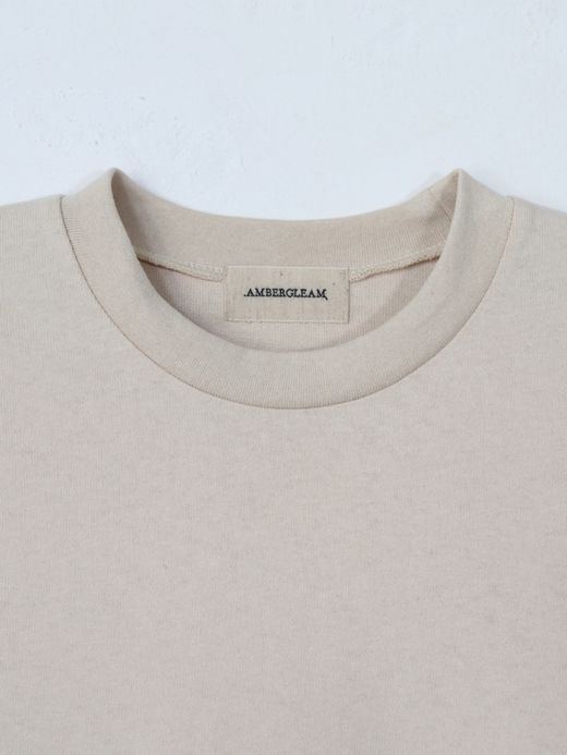 AMBERGLEAM PANEL BASIC T-SHIRT / 5colors