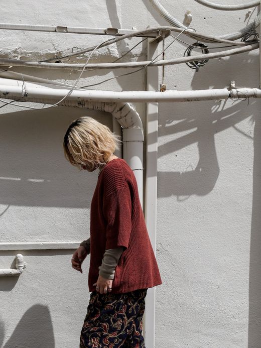 VOO SPECIAL SS KNIT / Coffee