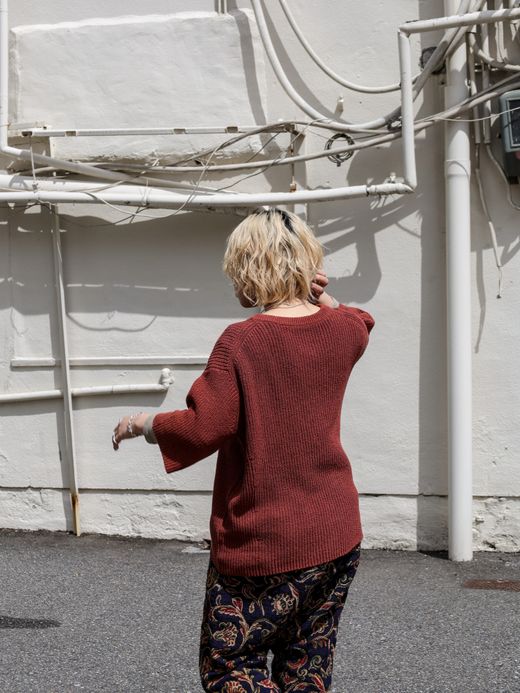 VOO SPECIAL SS KNIT / Coffee