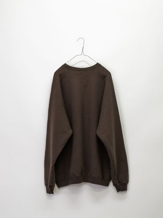 S.F.C RAGLAN BASIC CREW / Brown