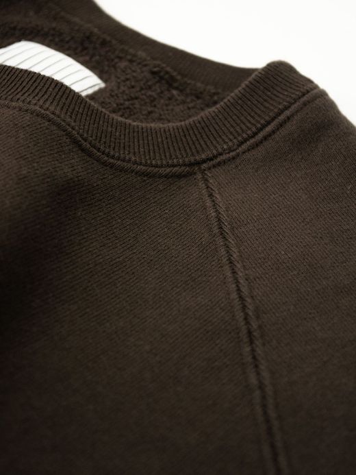 S.F.C RAGLAN BASIC CREW / Brown