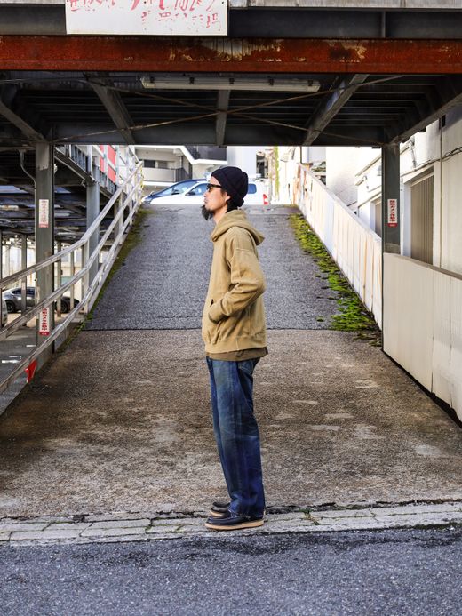 THE UNION THE RIB HOOD / Beige
