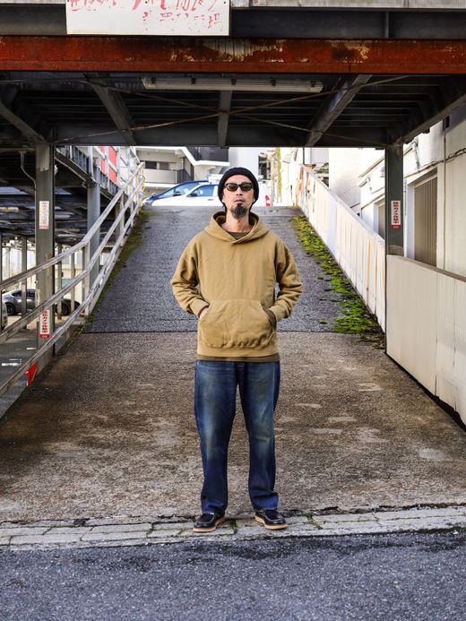 THE UNION THE RIB HOOD / Beige