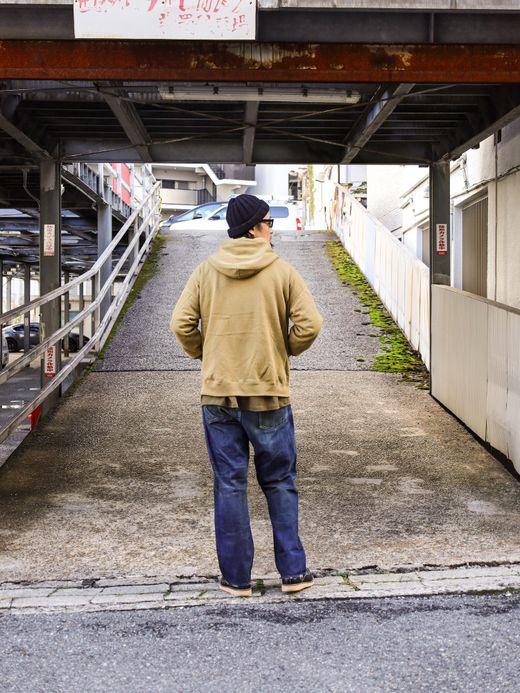 THE UNION THE RIB HOOD / Beige