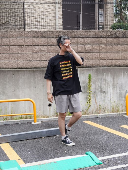 ANACHRONORM GRADATION PRINTED S/S T-S / Black