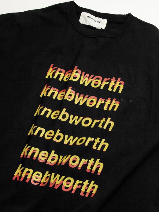 ANACHRONORM GRADATION PRINTED S/S T-S / Black