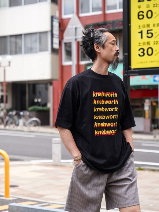 ANACHRONORM GRADATION PRINTED S/S T-S / Black