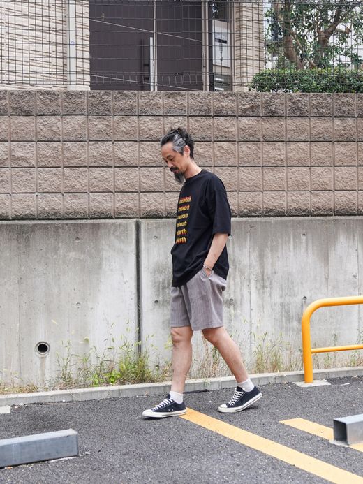 ANACHRONORM GRADATION PRINTED S/S T-S / Black