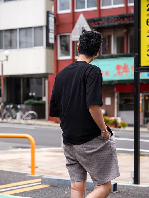 ANACHRONORM GRADATION PRINTED S/S T-S / Black