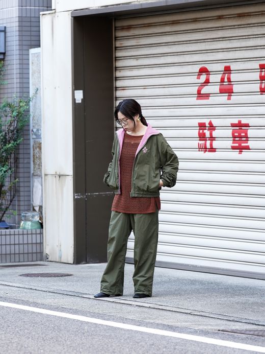 AMBERGLEAM REVERSIBLE TYPEWRITER BLOUSON / 3colors