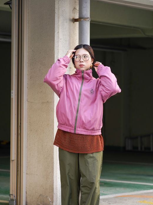 AMBERGLEAM REVERSIBLE TYPEWRITER BLOUSON / 3colors