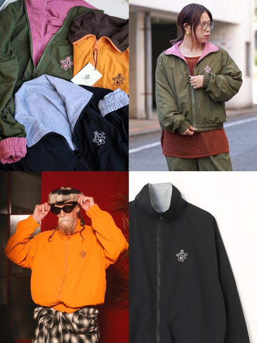 AMBERGLEAM REVERSIBLE TYPEWRITER BLOUSON / 3colors