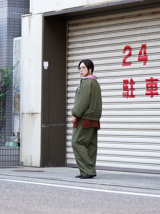 AMBERGLEAM REVERSIBLE TYPEWRITER BLOUSON / 3colors