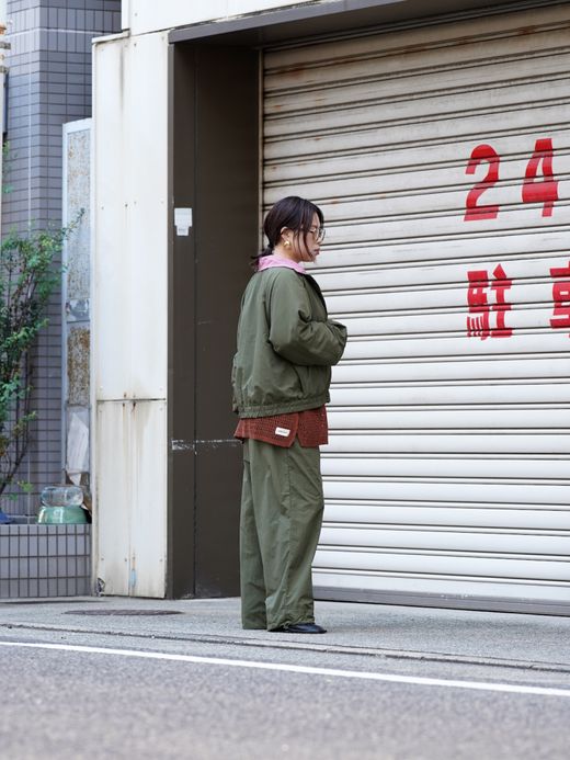 AMBERGLEAM REVERSIBLE TYPEWRITER BLOUSON / 3colors