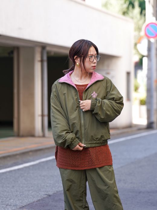 AMBERGLEAM REVERSIBLE TYPEWRITER BLOUSON / 3colors
