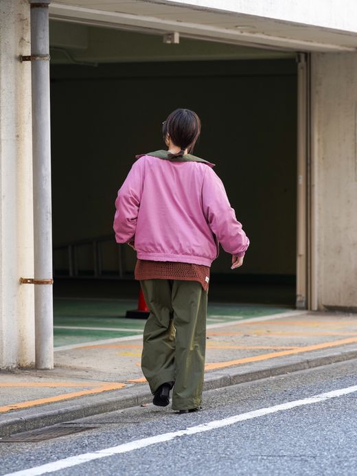 AMBERGLEAM REVERSIBLE TYPEWRITER BLOUSON / 3colors