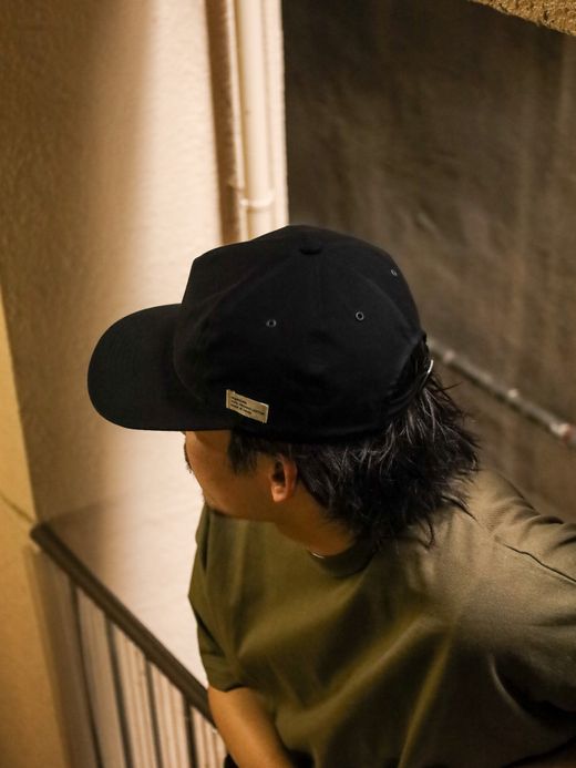 organicsta ORGANIC COTTON TWILL 5-PANEL CAP / Black