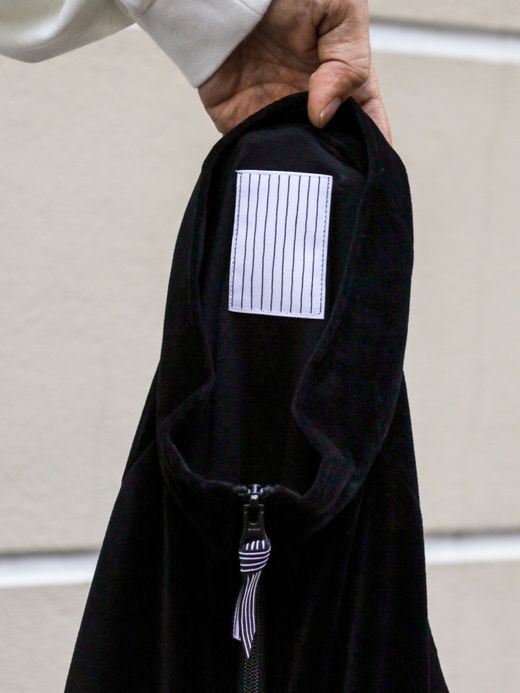 S.F.C VELOUR TRACK JACKET / Black