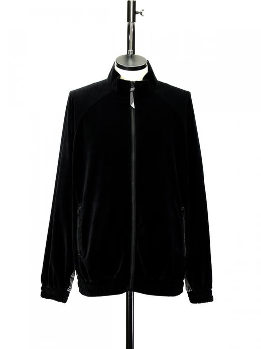 S.F.C VELOUR TRACK JACKET / Black