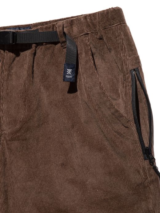 ROARK REVIVAL NEW TRAVEL PANTS 2.0 CORDUROY ST-RELAX TAPERED FIT / Dark brown