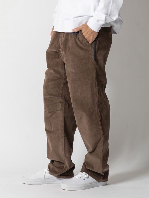 ROARK REVIVAL NEW TRAVEL PANTS 2.0 CORDUROY ST-RELAX TAPERED FIT / Dark brown