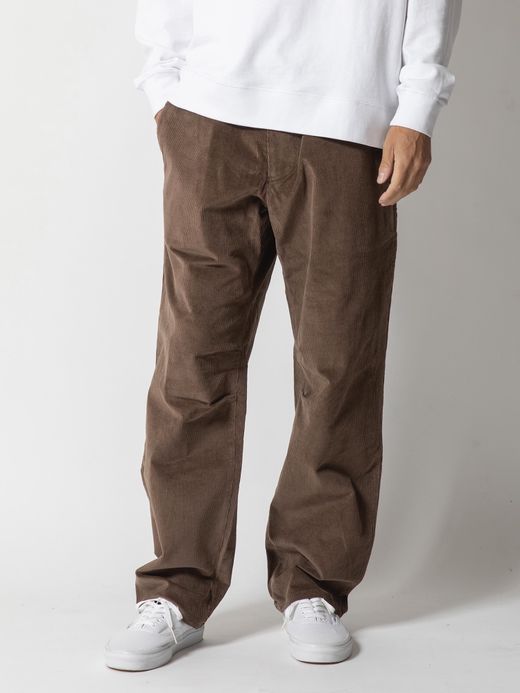ROARK REVIVAL NEW TRAVEL PANTS 2.0 CORDUROY ST-RELAX TAPERED FIT / Dark brown