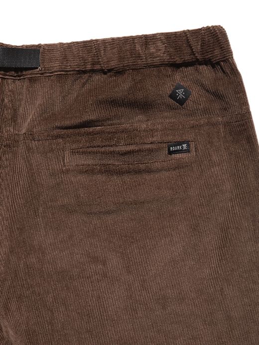 ROARK REVIVAL NEW TRAVEL PANTS 2.0 CORDUROY ST-RELAX TAPERED FIT / Dark brown