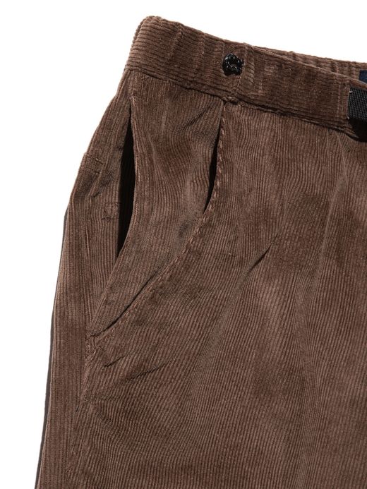 ROARK REVIVAL NEW TRAVEL PANTS 2.0 CORDUROY ST-RELAX TAPERED FIT / Dark brown
