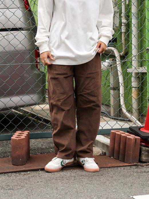 ROARK REVIVAL NEW TRAVEL PANTS 2.0 CORDUROY ST-RELAX TAPERED FIT / Dark brown