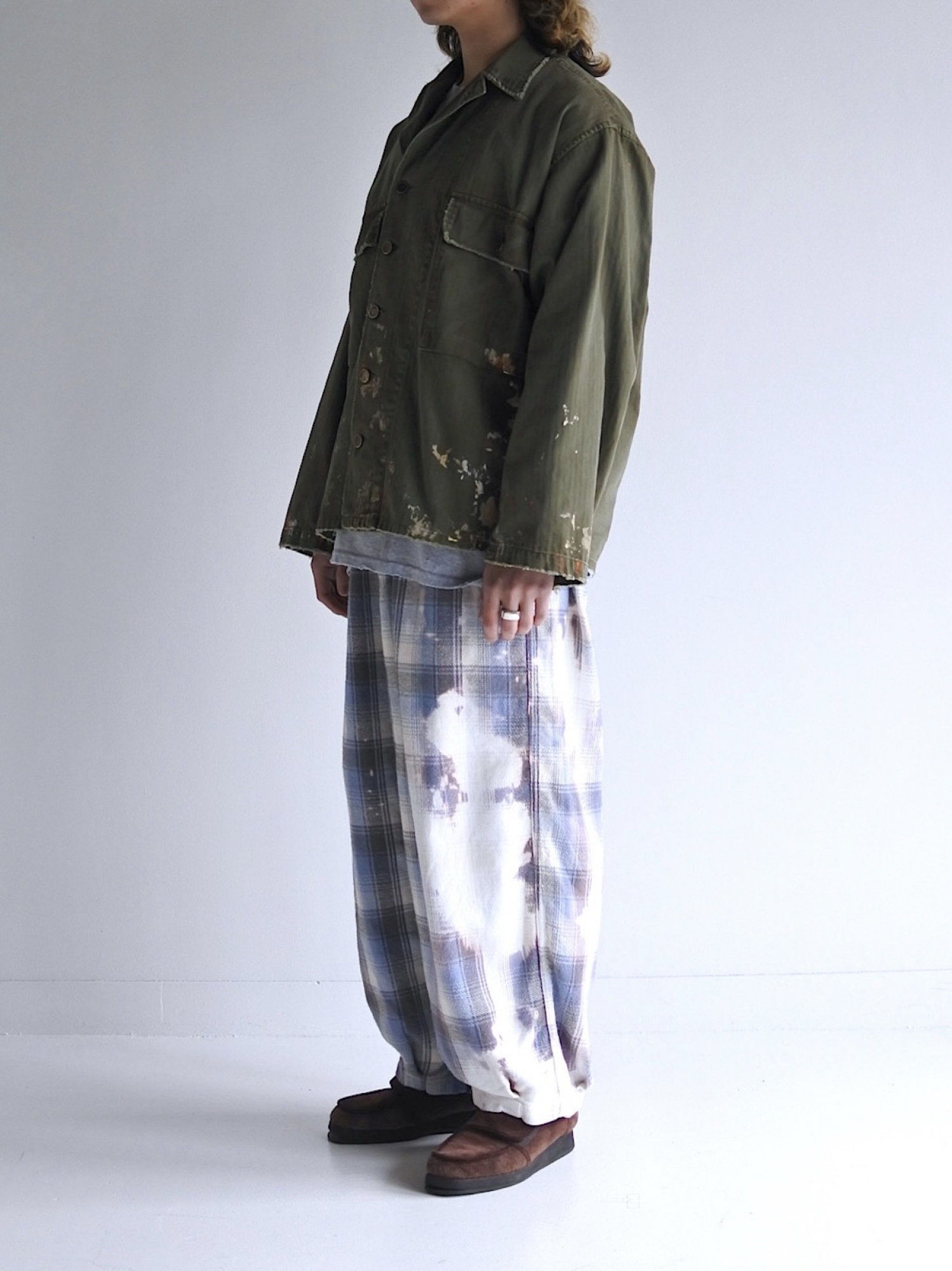 ANACHRONORM 2024AW M-43 JACKET アナクロノーム ANACHRONORM DIRTPAINT M-43 JACKET / Olive | FLATBUSH
