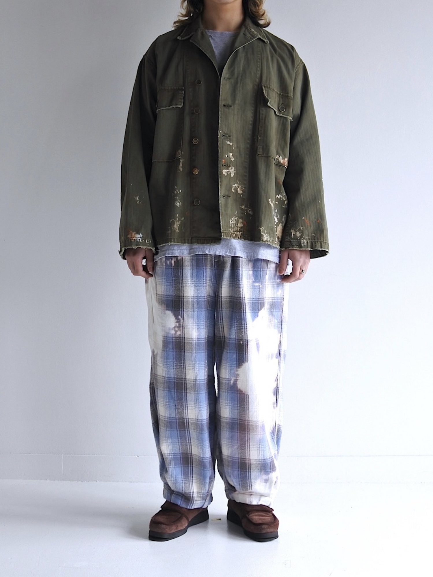 ANACHRONORM 2024AW M-43 JACKET アナクロノーム ANACHRONORM DIRTPAINT M-43 JACKET / Olive | FLATBUSH