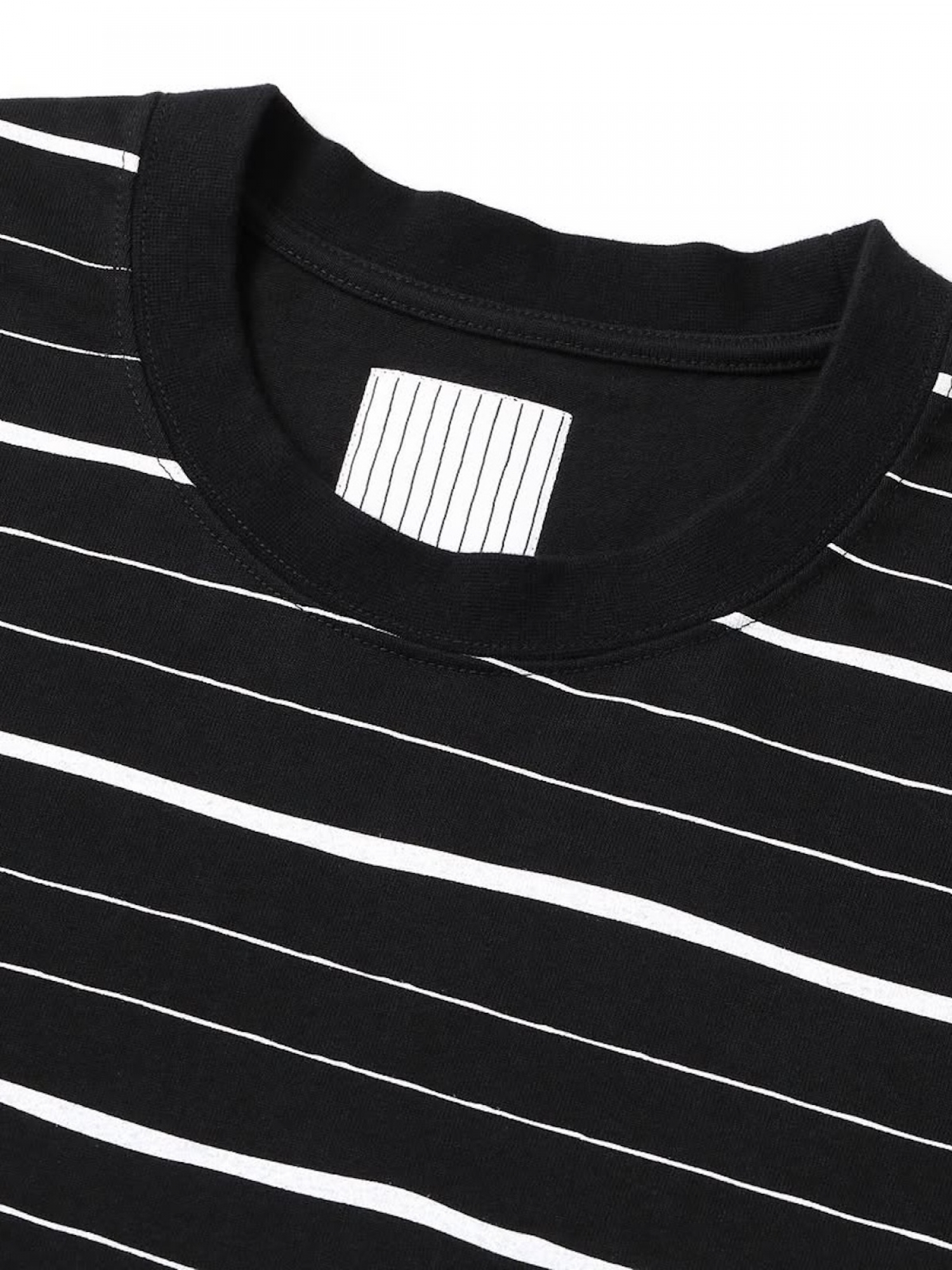S.F.C SUPER BIG MIX SIDE STRIPES SS TEE / Black-white