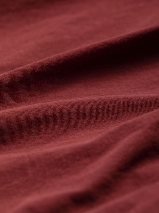ANACHRONORM COLLEGE PRINT S/S T-S / Burgundy