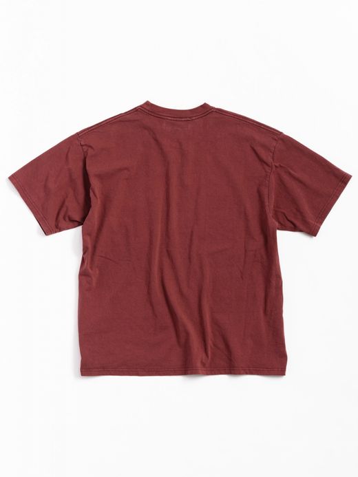ANACHRONORM COLLEGE PRINT S/S T-S / Burgundy